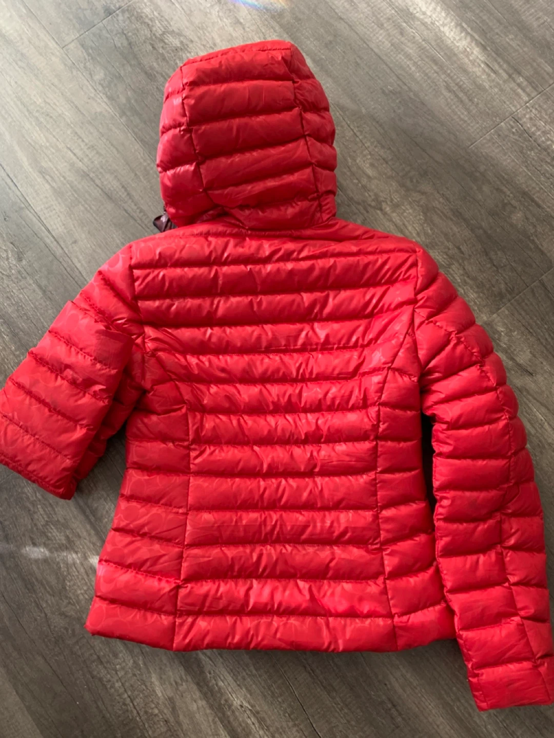 Brand New Coach F79480 Classic Red Puffer Jacket XS - photo 2