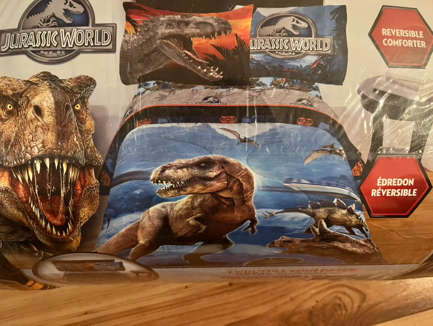 Jurassic World Twin/Full Comforter Set