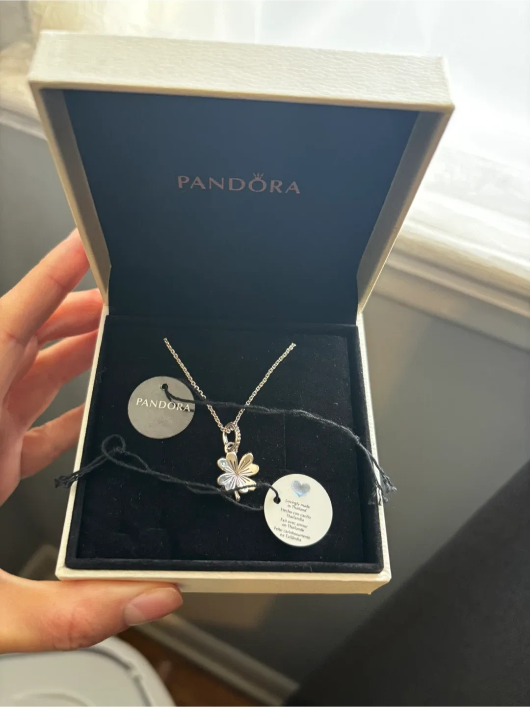 Pandora Four-Leaf Clover Pendant Necklace