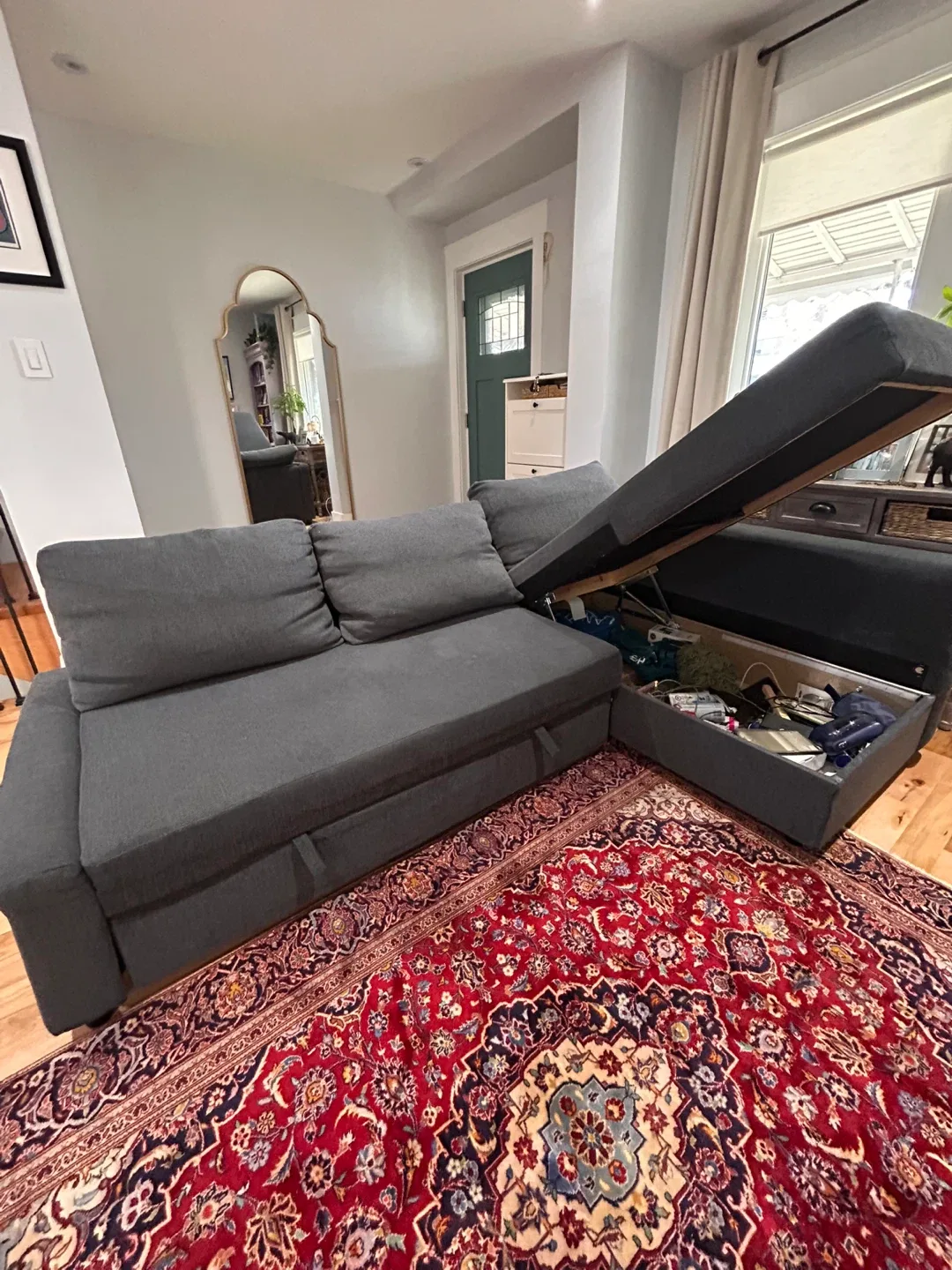 IKEA FRIHETEN Sleeper Sectional Sofa image indicator(2)