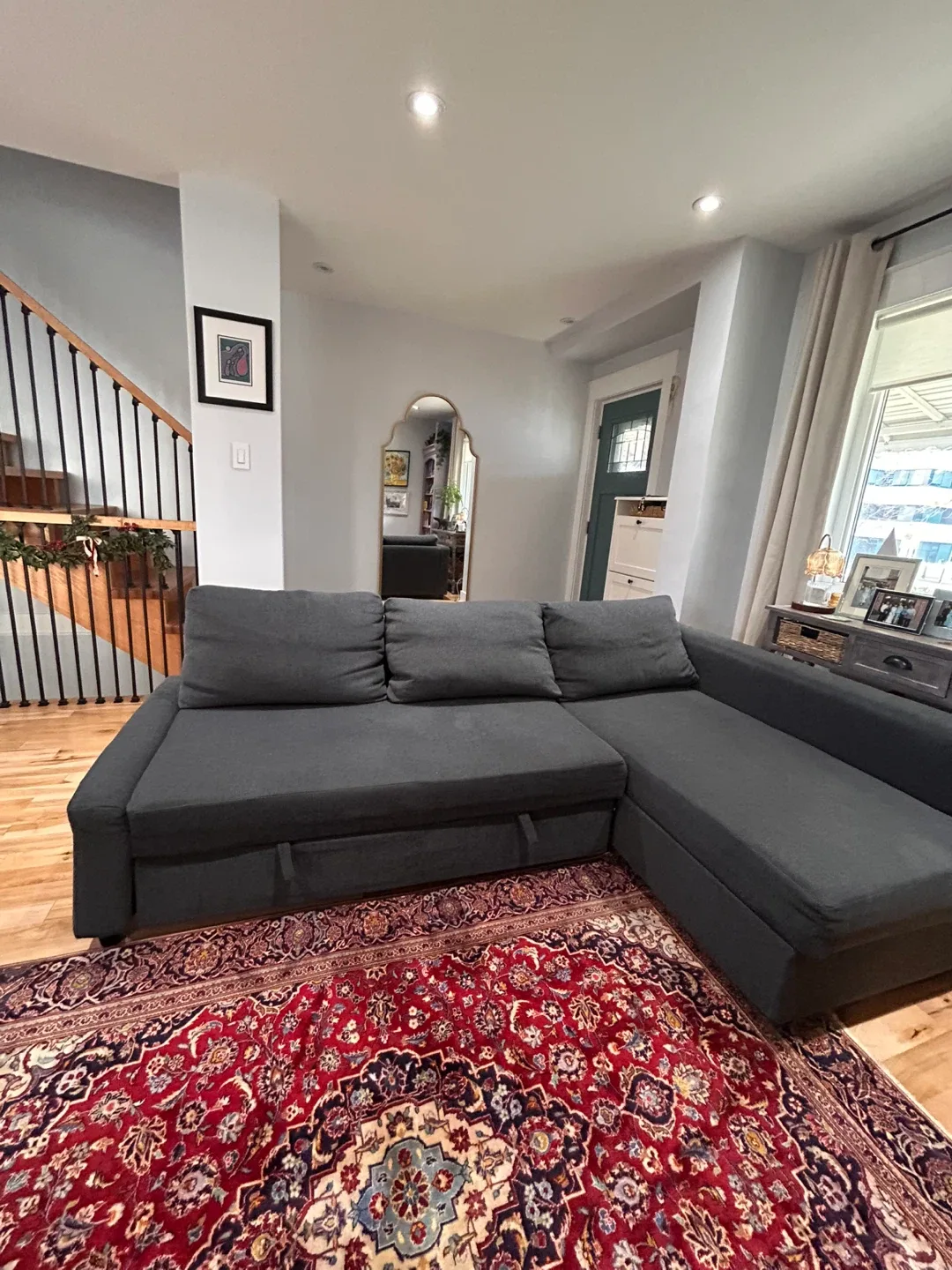 IKEA FRIHETEN Sleeper Sectional Sofa