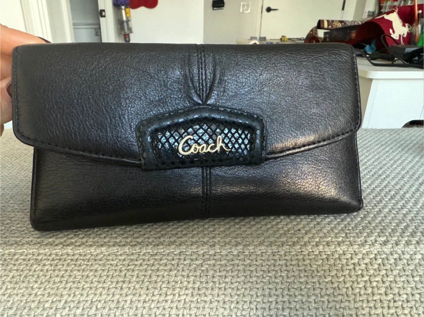 Coach Black Wallet