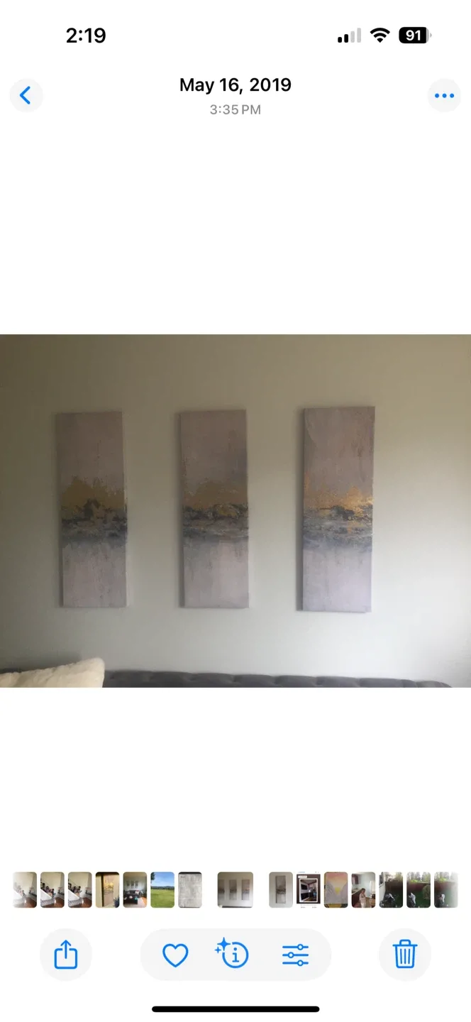 Trio canvas