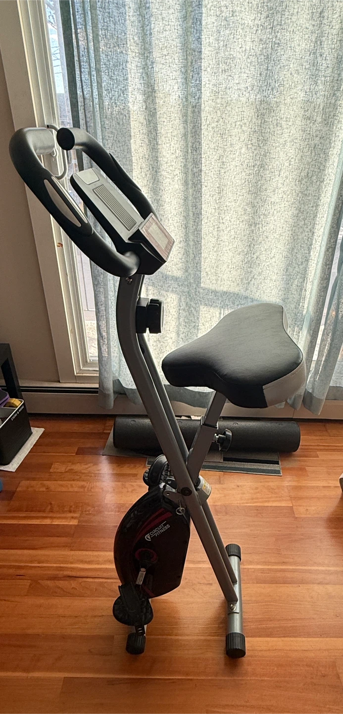 Circuit Fitness Folding Upright Exercise Bike - photo 3