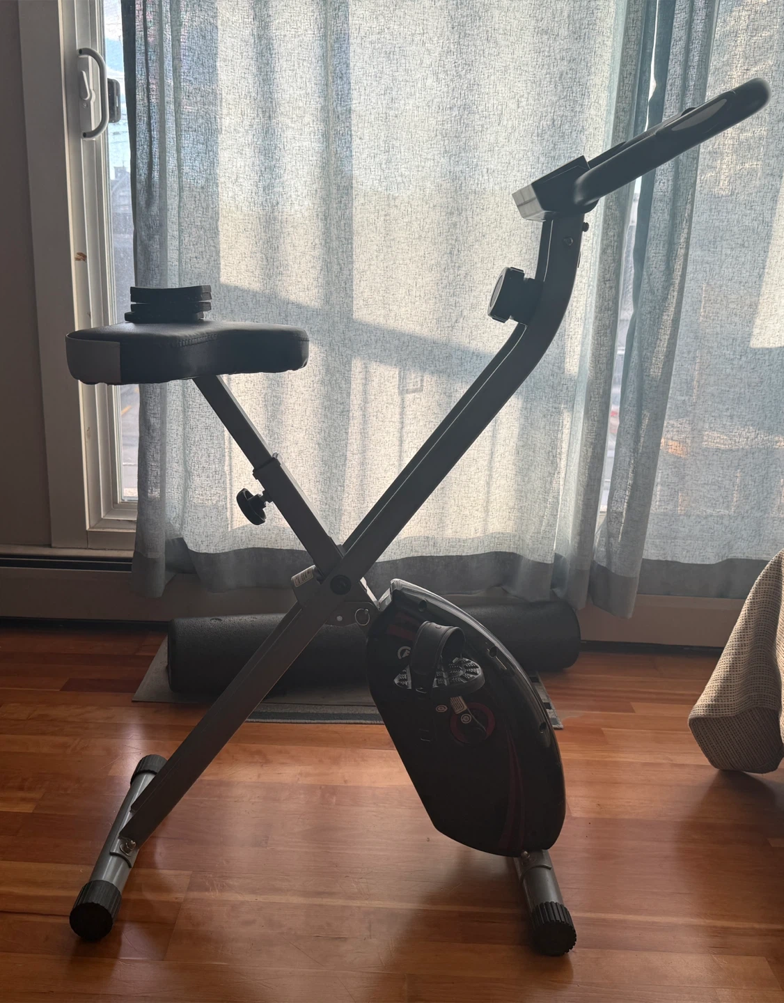 Circuit Fitness Folding Upright Exercise Bike - photo 2