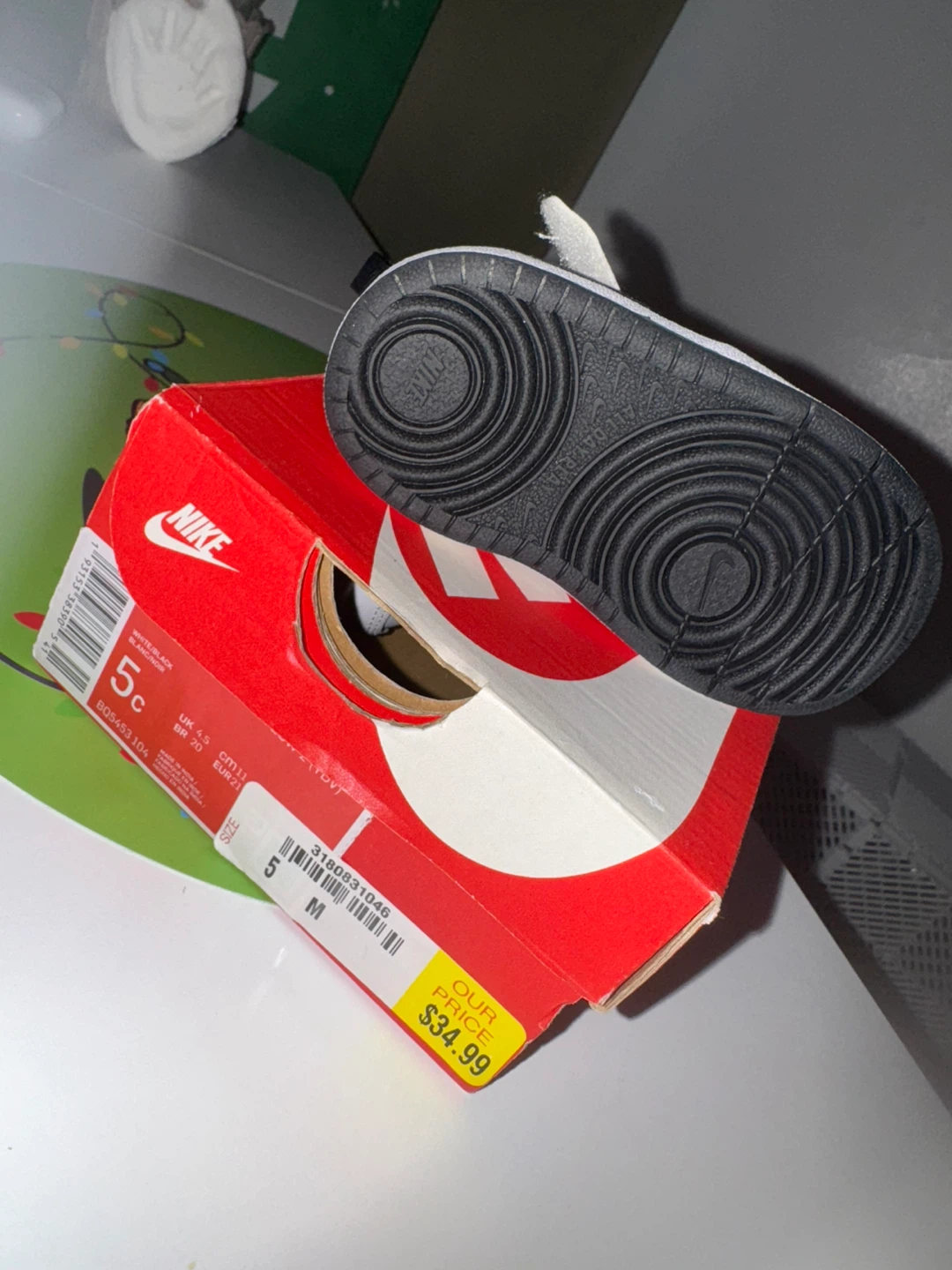 Nike Court Borough Low 2 Toddler Shoes - Size 5C