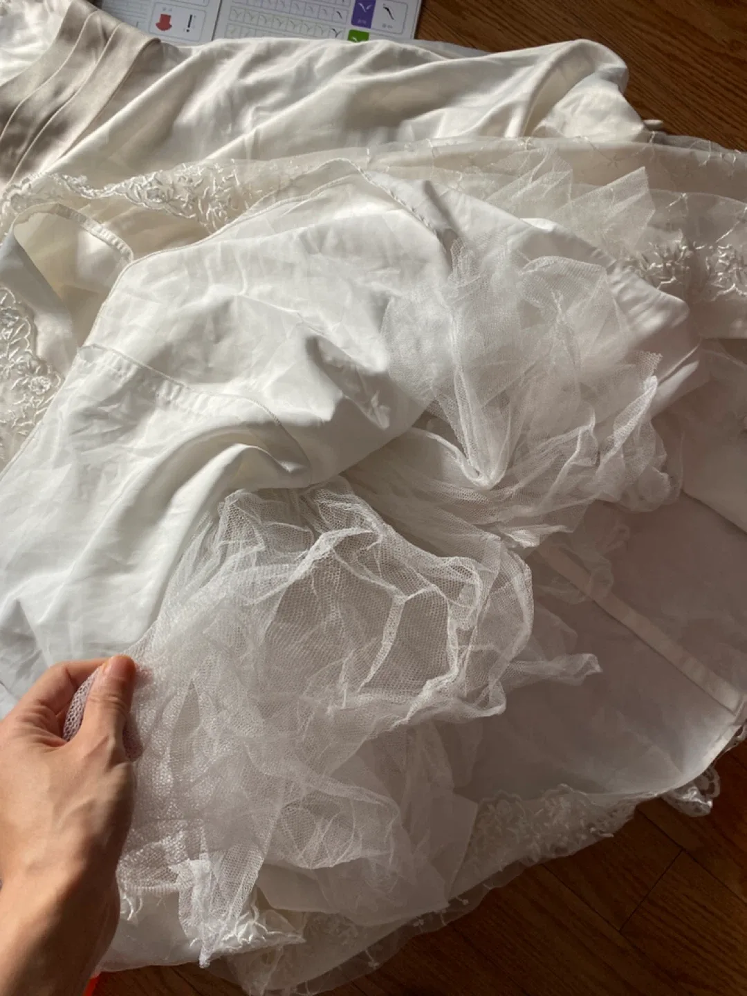 New Heavy Duty Catherine Angel Four layer gauze Dress image indicator(8)