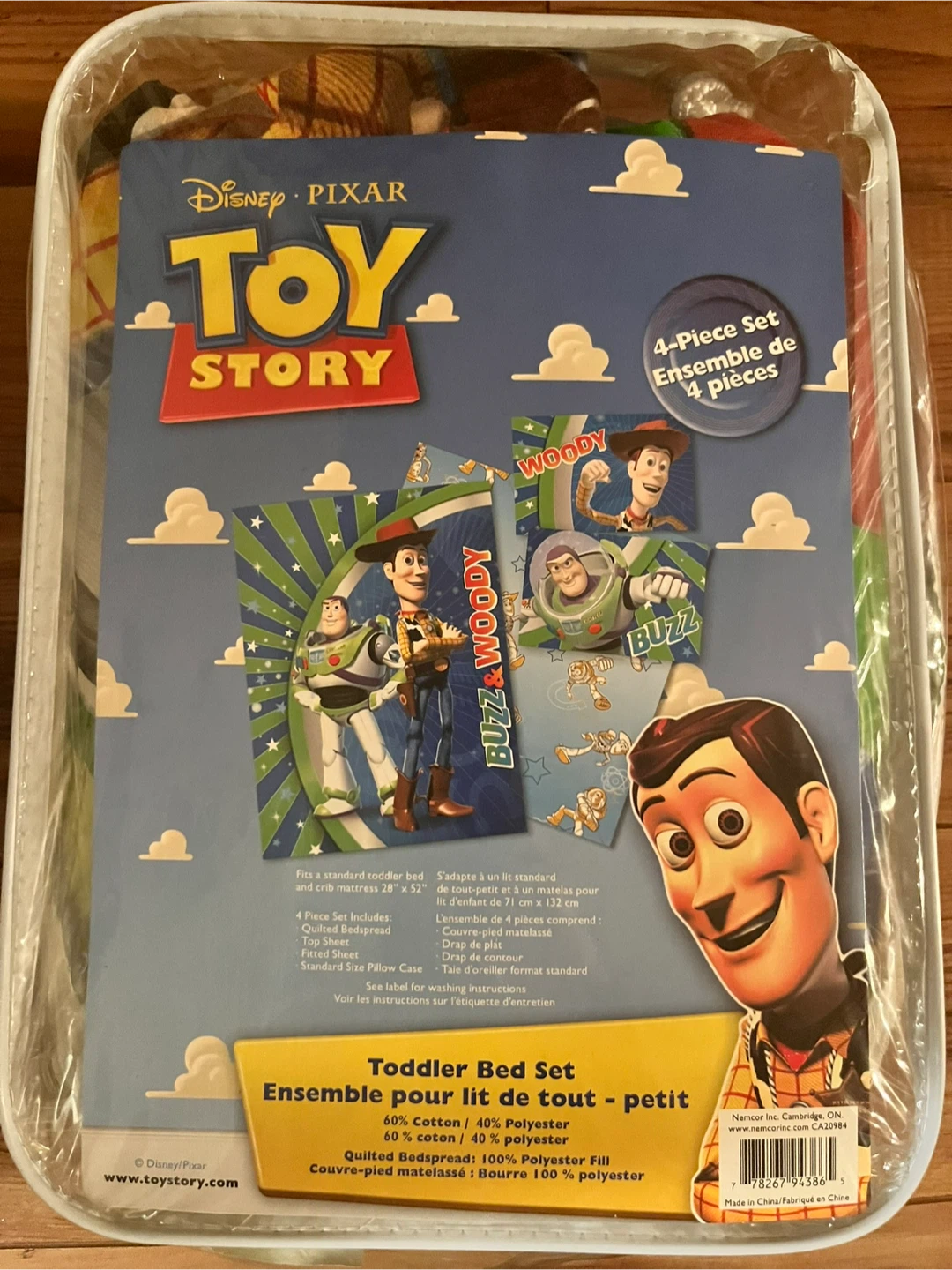 Disney Pixar Toy Story Toddler Bed Set