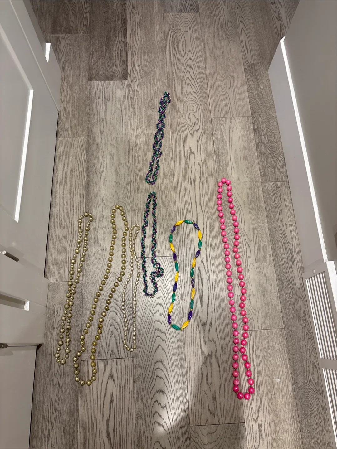 Mardi Gras Bead Necklaces - Assorted Colours