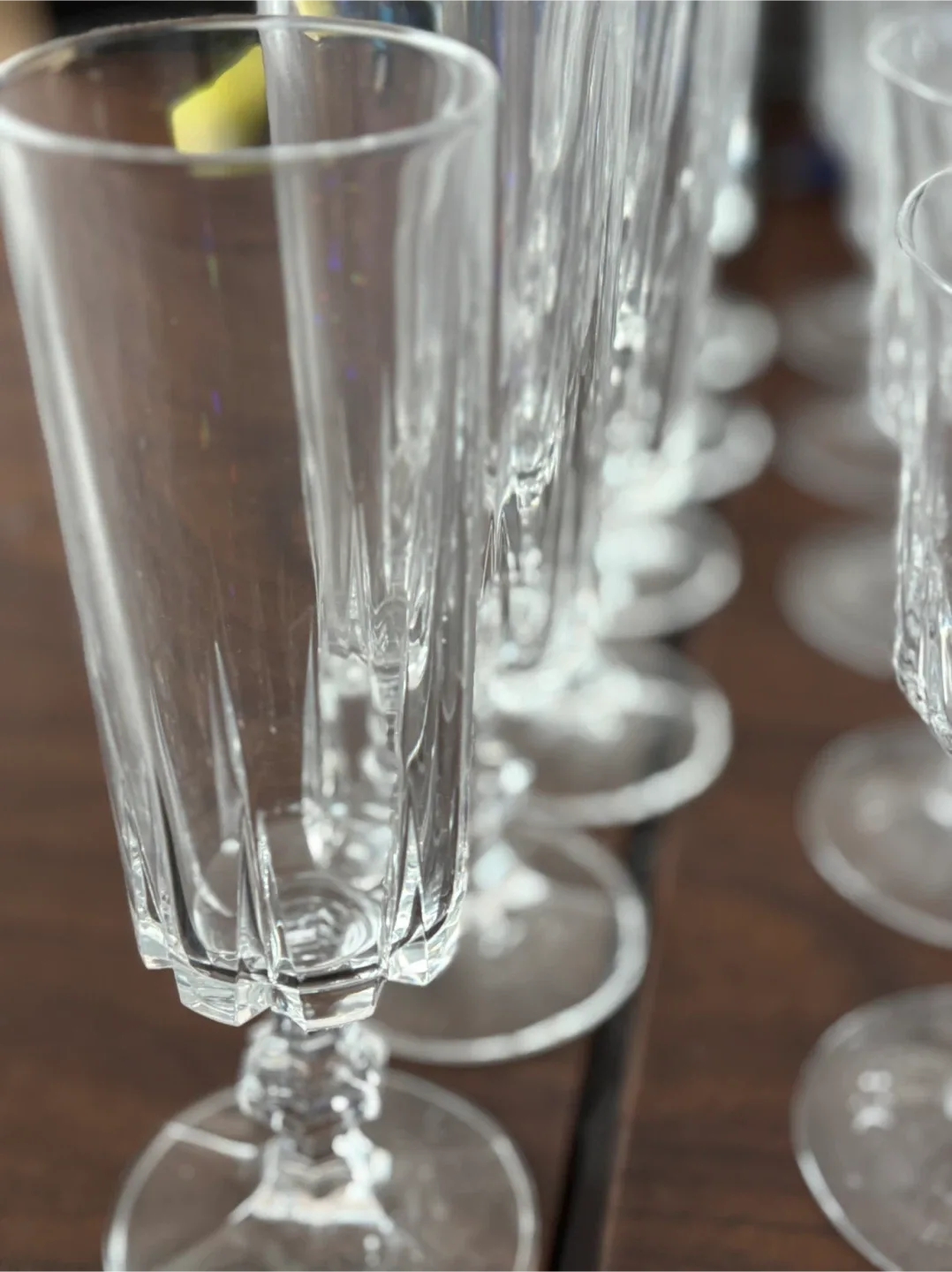 Variety of Vintage crystal Stemware image indicator(2)