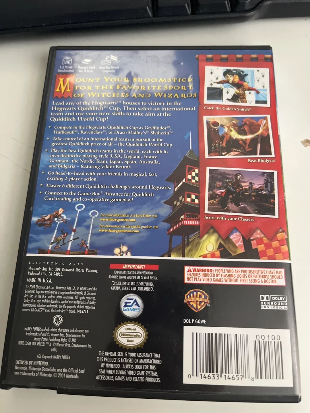 Harry Potter Quidditch World Cup Nintendo GameCube image indicator(2)