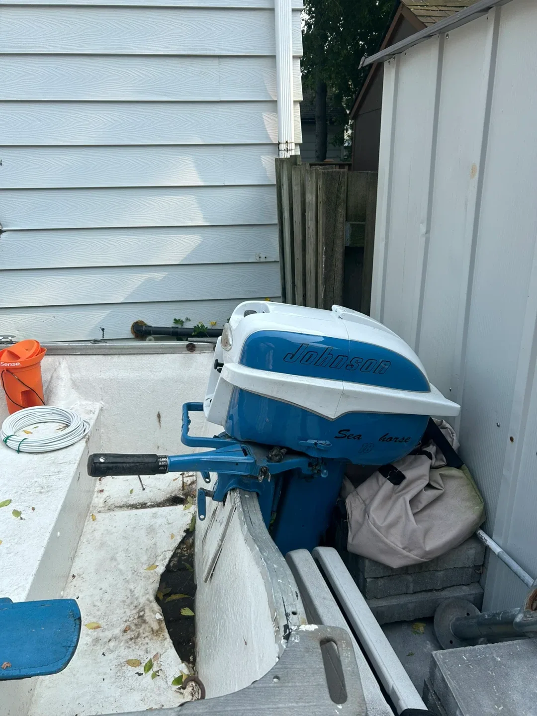 Johnson Seahorse Outboard Motor & Boat image indicator(2)