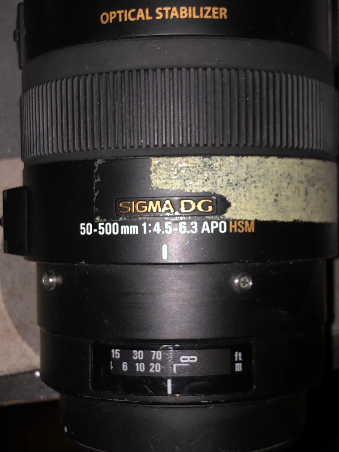 Sigma DG 50-500mm f/4.5-6.3 APO HSM Lens