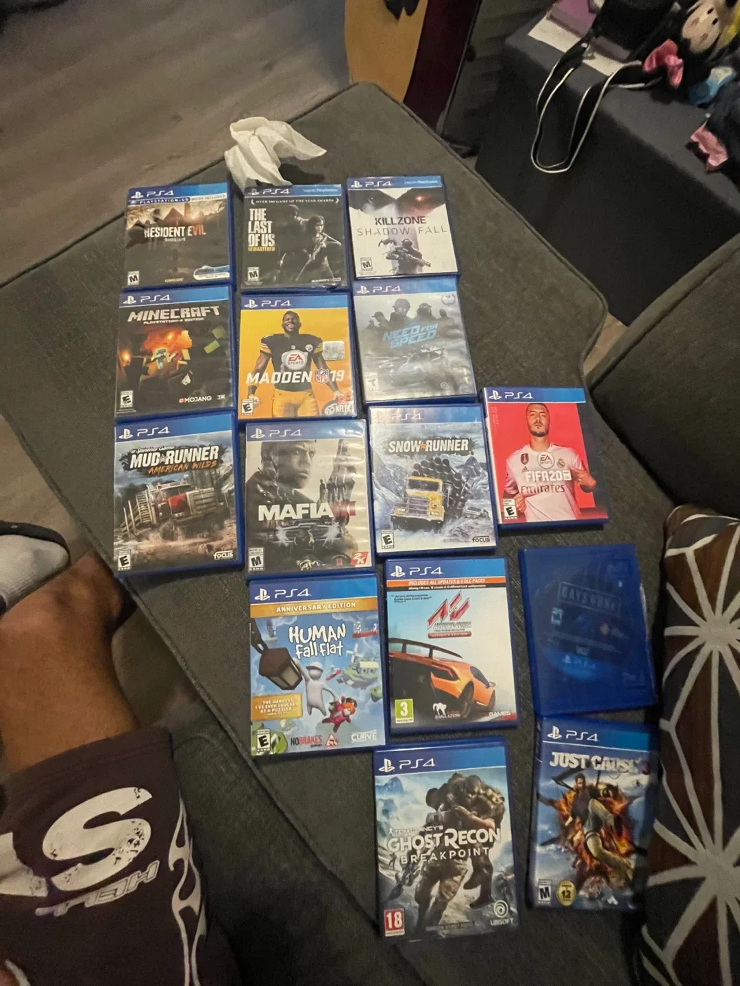 PS4 Game Bundle: Resident Evil, Last of Us, Minecraft & More