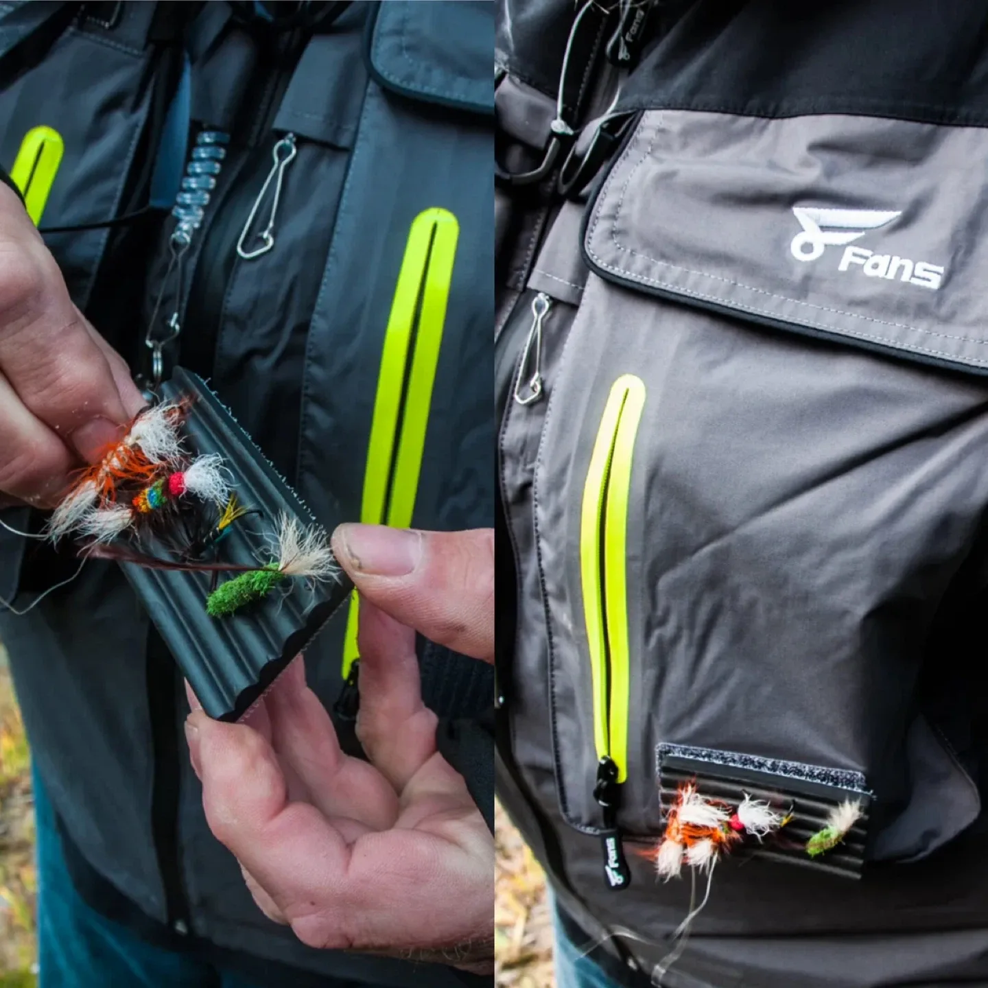 NEW! 8Fans Breathable Waterproof 2 Layers Fishing Rain Jacket image indicator(8)