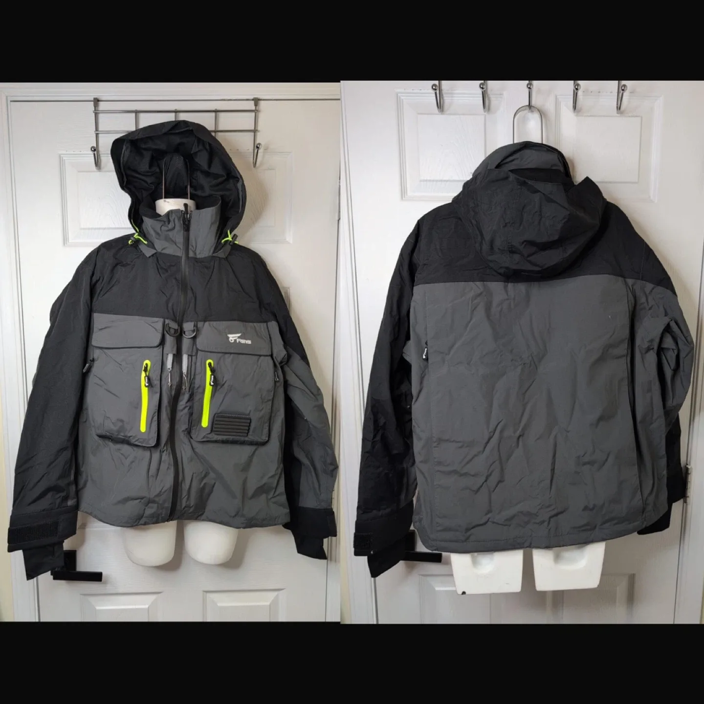 NEW! 8Fans Breathable Waterproof 2 Layers Fishing Rain Jacket image indicator(9)