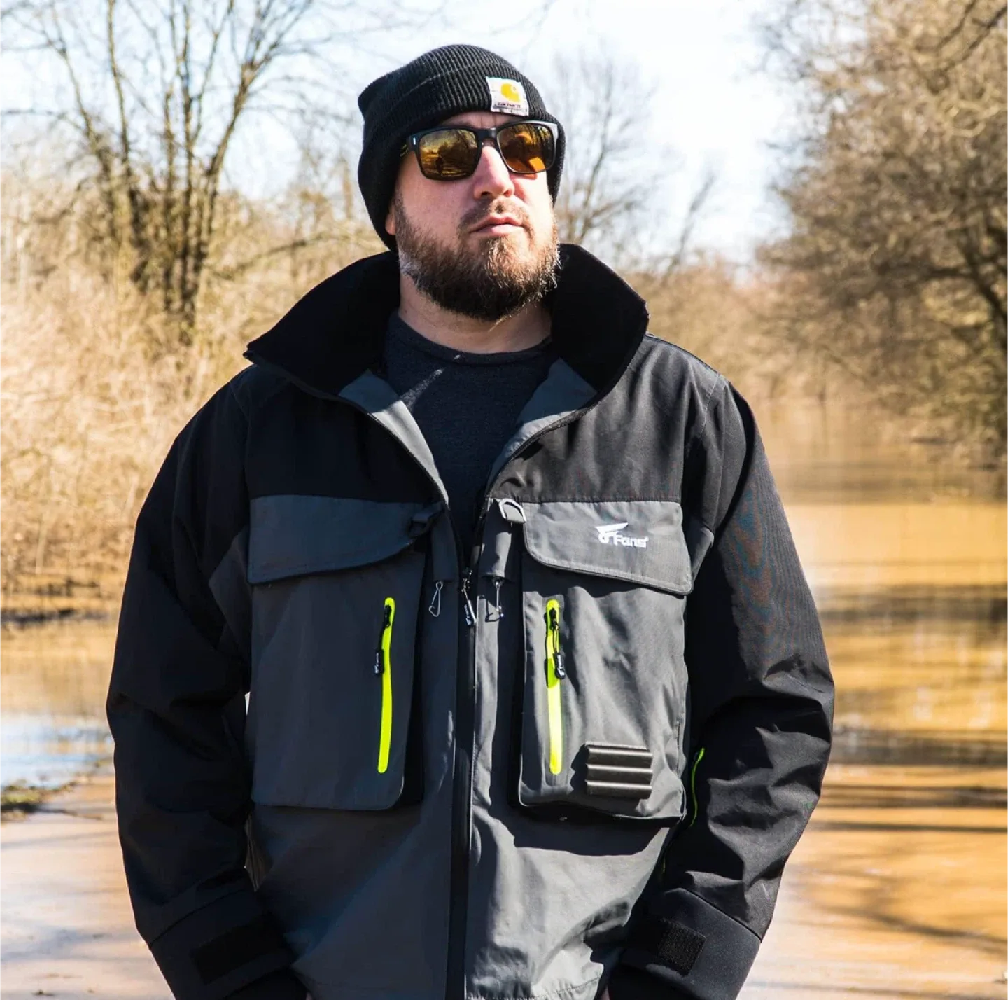 NEW! 8Fans Breathable Waterproof 2 Layers Fishing Rain Jacket image indicator(6)