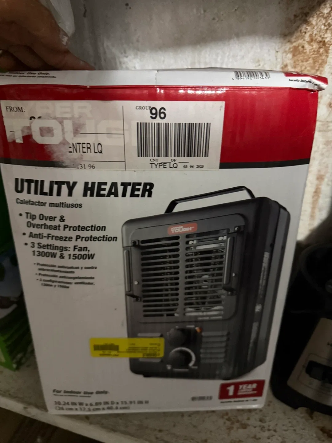 Hyper Tough Utility Heater - Like New!