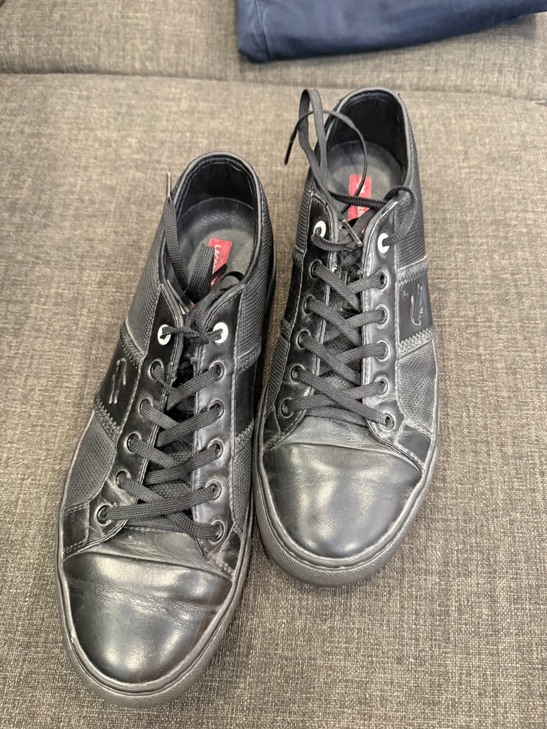 Lacoste Cerberus BL SRM Black Sneakers - Size 9.5