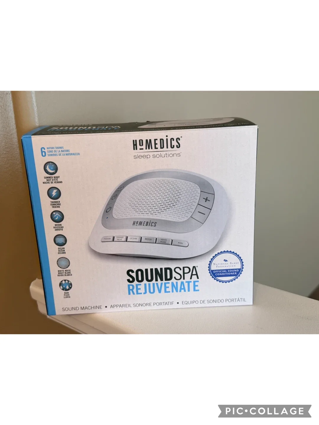 🛏️ HoMedics SoundSpa Rejuvenate – Relax, Sleep, Rejuvenate! 🌙