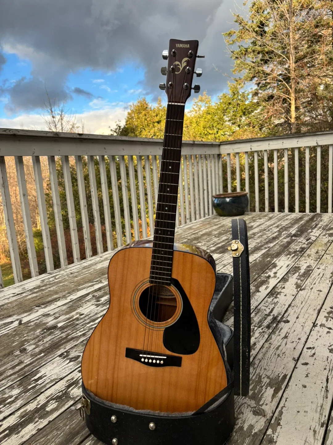 Yamaha FG-402 Acoustic Guitar w case, 81231121, 1978 image indicator(2)