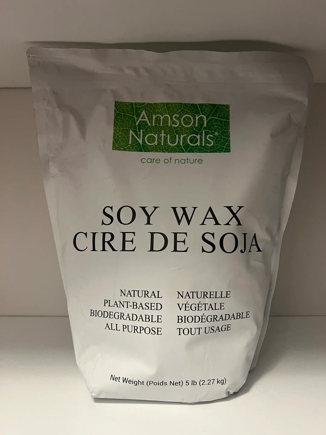 Amson Naturals Soy Wax - 5lb Bag