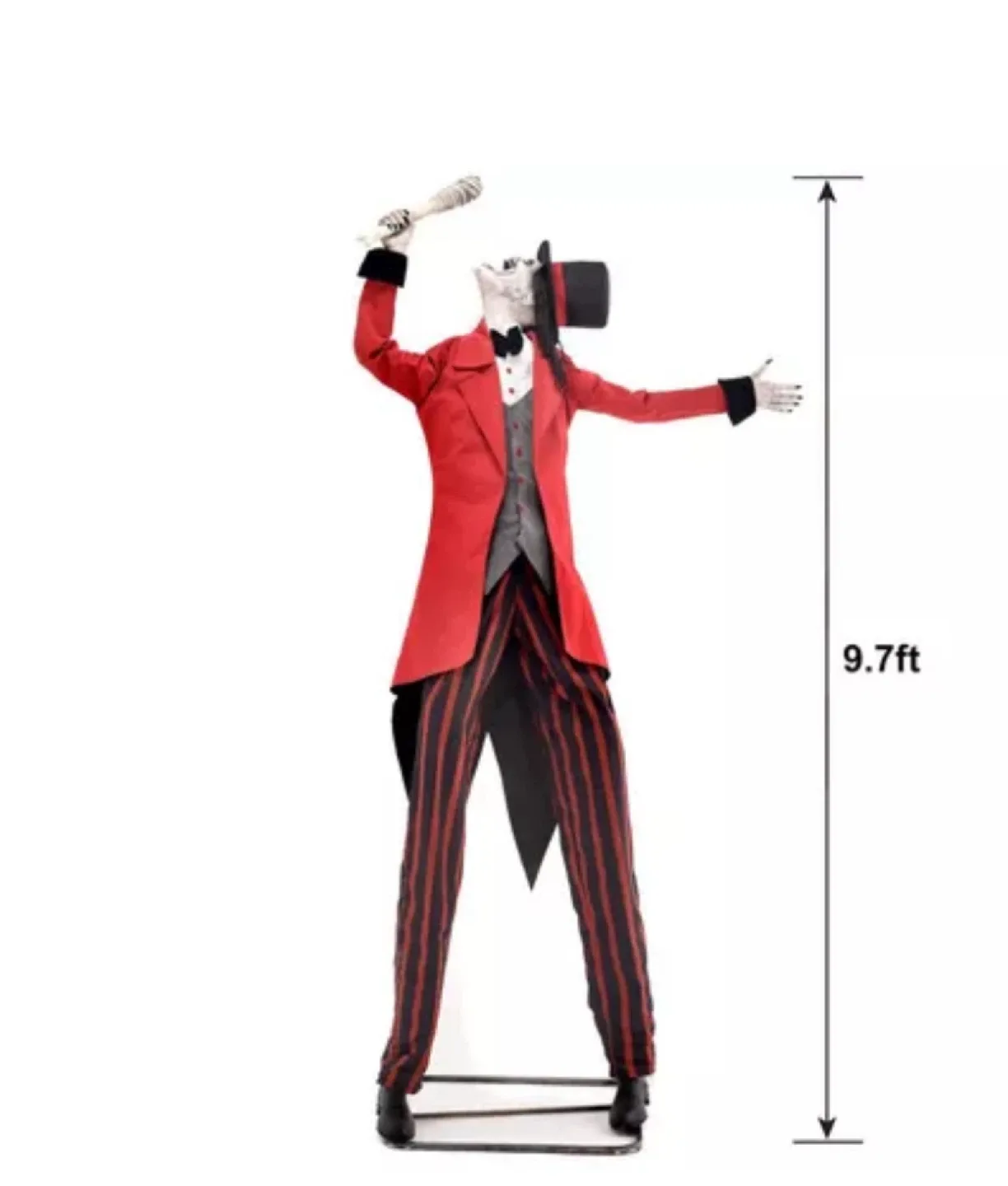 Animatronic Light-Up Dr. Payne the Fire Eater on Stilts, 9.7ft image indicator(3)