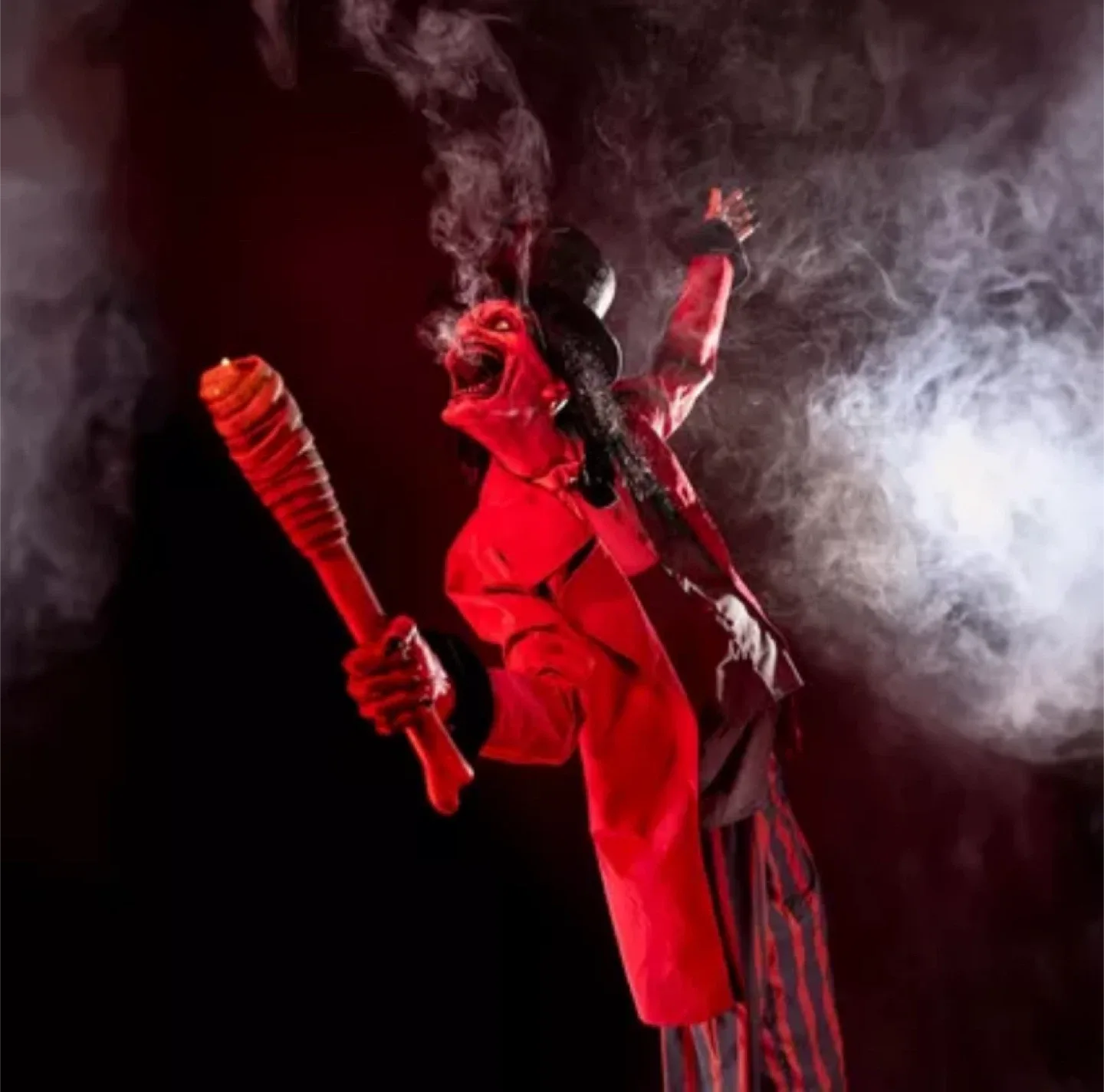 Animatronic Light-Up Dr. Payne the Fire Eater on Stilts, 9.7ft image indicator(4)