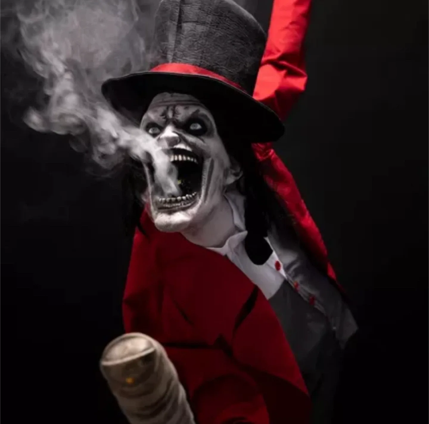 Animatronic Light-Up Dr. Payne the Fire Eater on Stilts, 9.7ft image indicator(2)