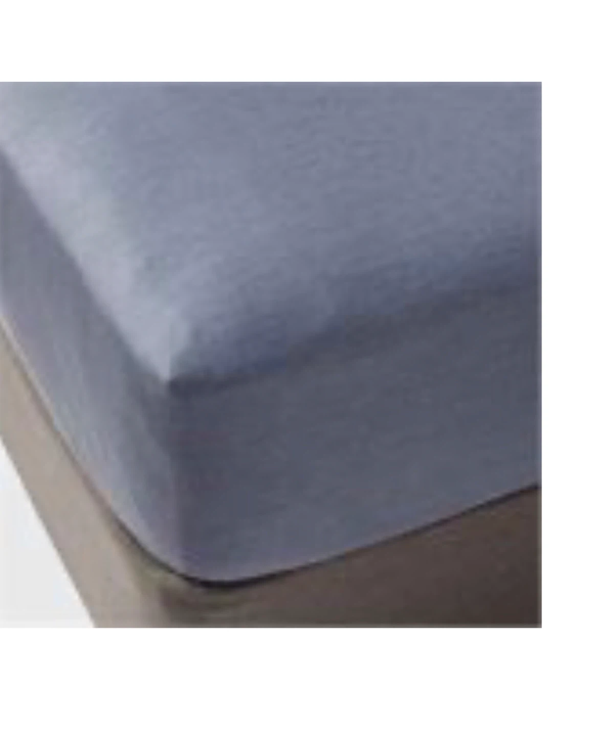 Queen cotton Fitted Sheet - slate Blue