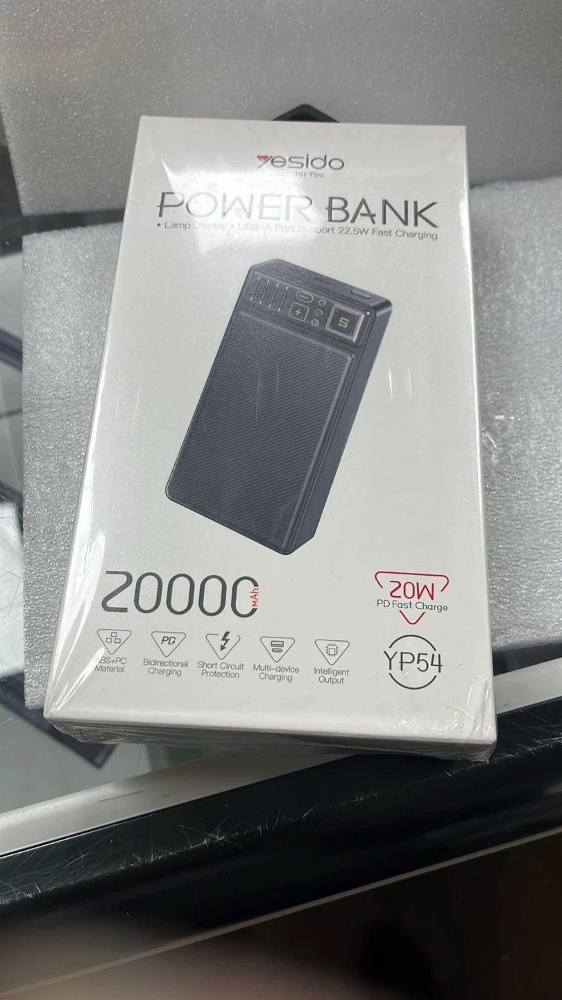 Yesido 20000mAh Power Bank - New in Box