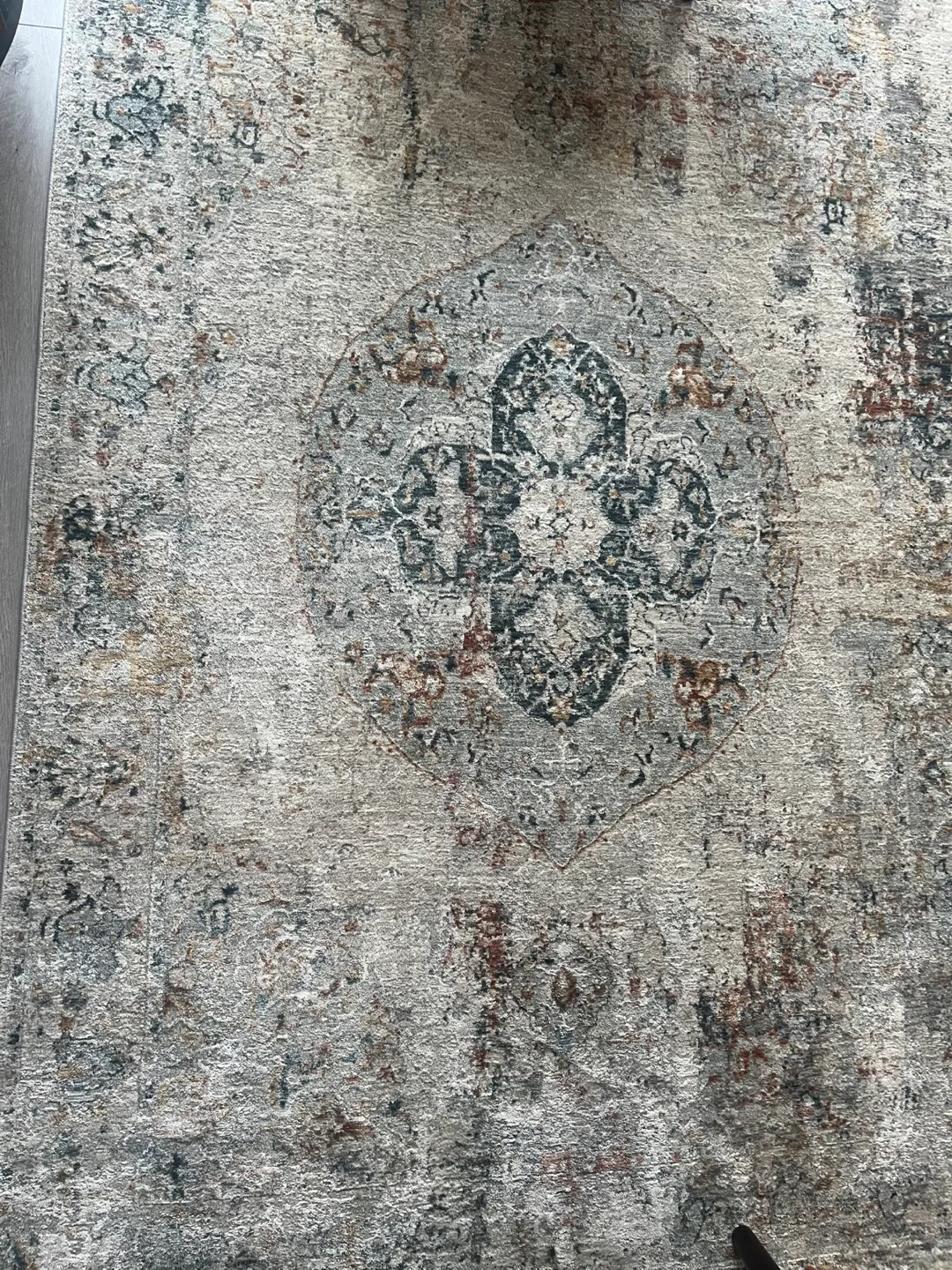 Area Rug - Grey/Beige