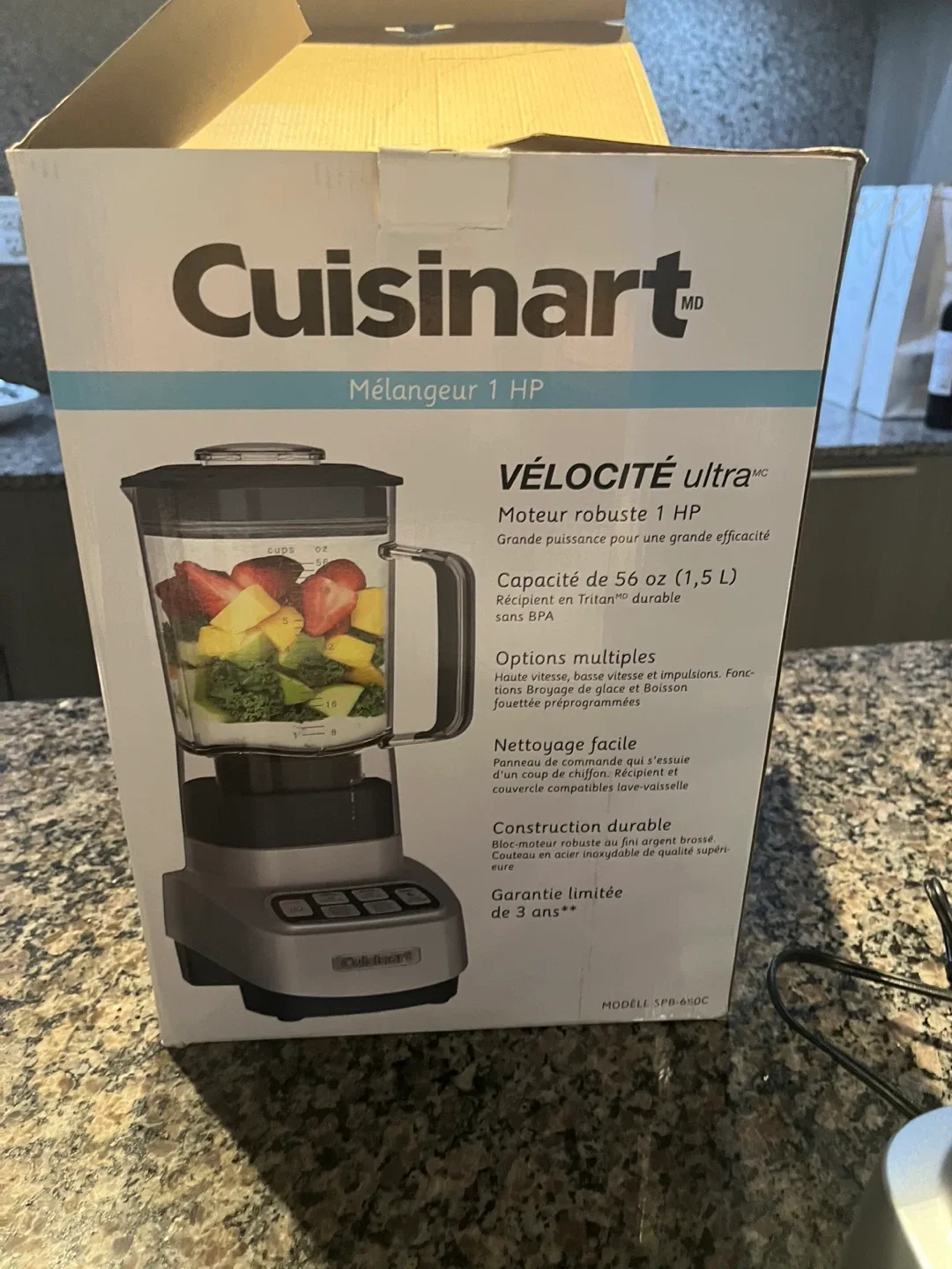 Cuisinart VÉLOCITÉ ultra 1 HP Blender SPB-650C image indicator(4)