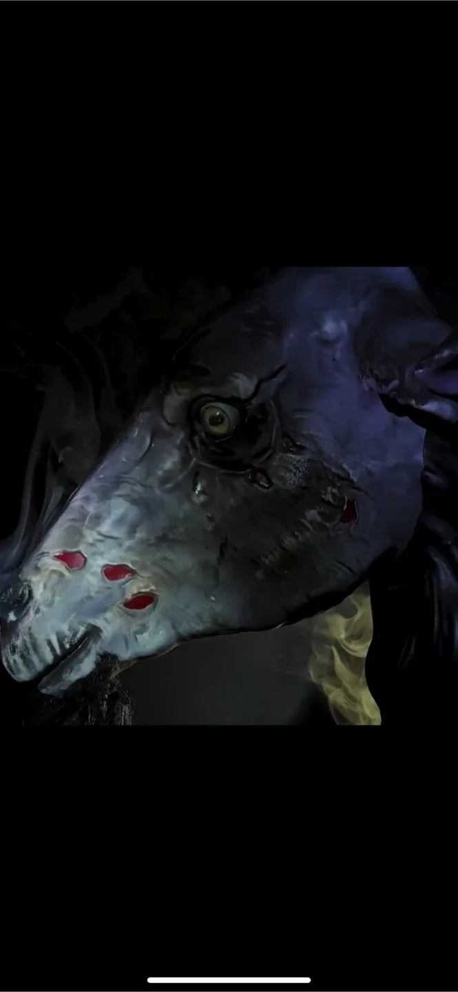 Contamination Kid Animatronic Demonic 2 Headed Goat PARTY CITY image indicator(2)