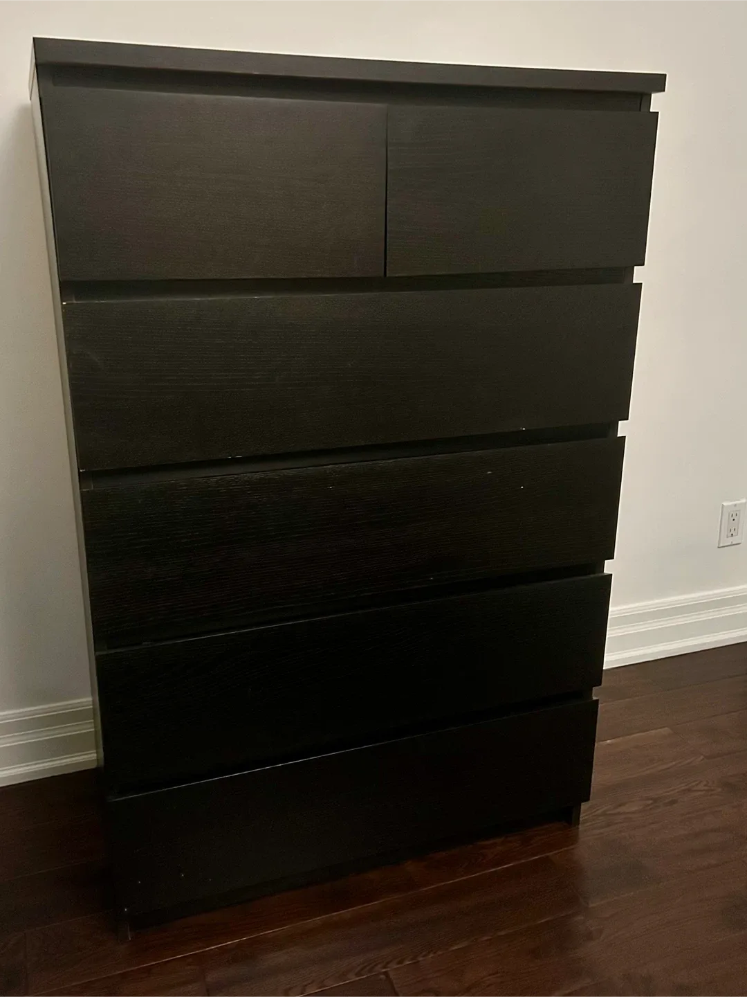 IKEA STORLINTA 6-drawer chest, dark brown image indicator(3)