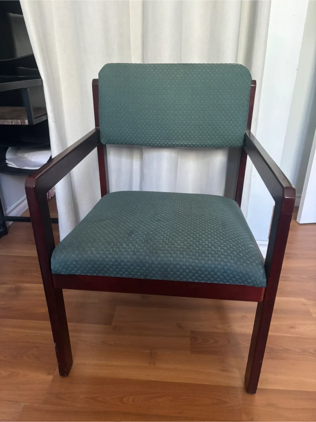 Green Upholstered Armchair