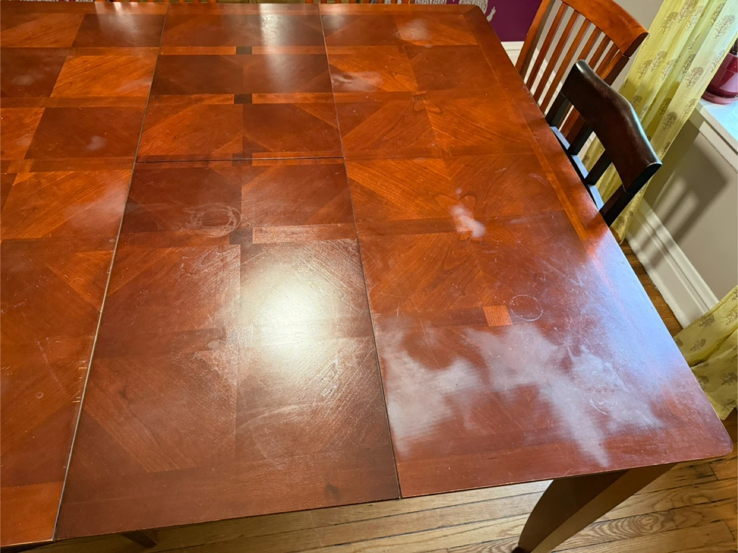 Pub height Wooden Dining Table and 8 chairs - photo 4