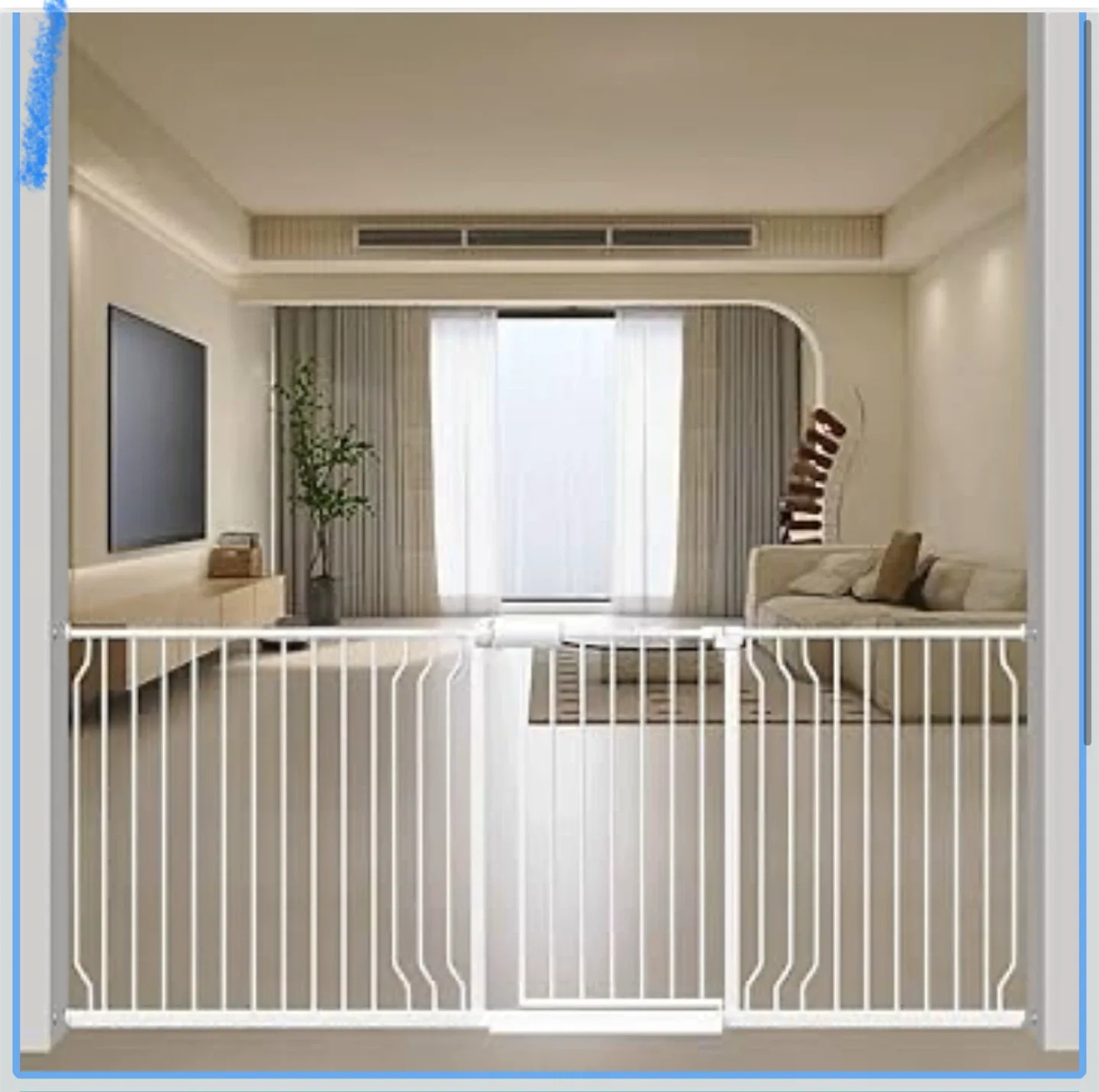 Baby Gate - Dual Swinging Doors