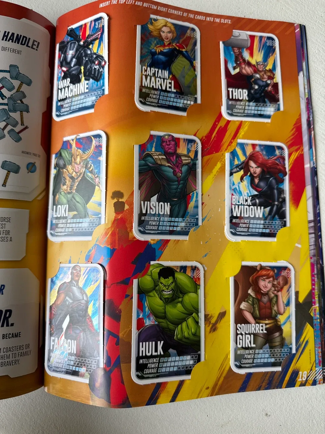Brand New Complete Marvel Go On A Mission Card Album image indicator(4)