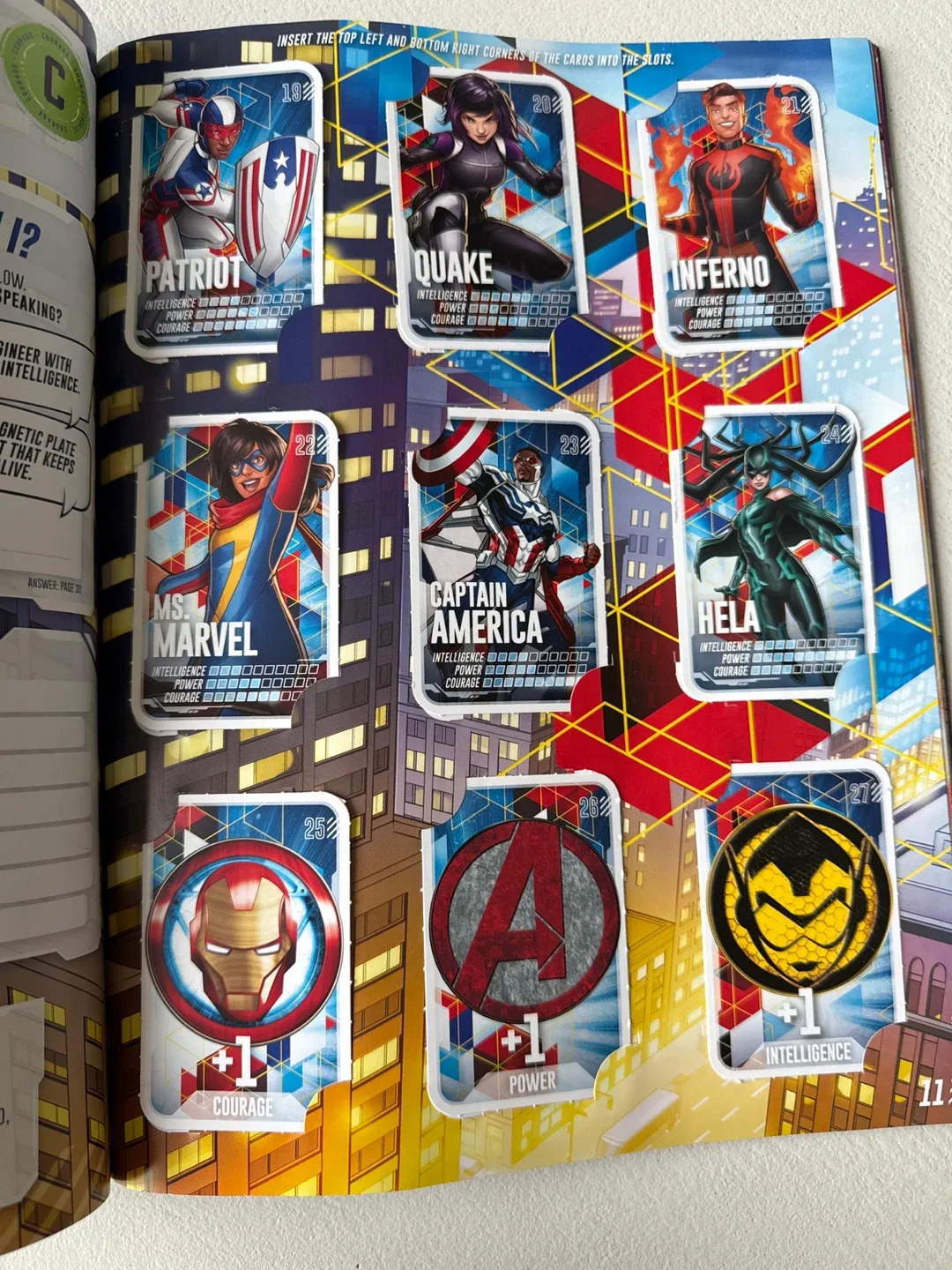 Brand New Complete Marvel Go On A Mission Card Album image indicator(3)