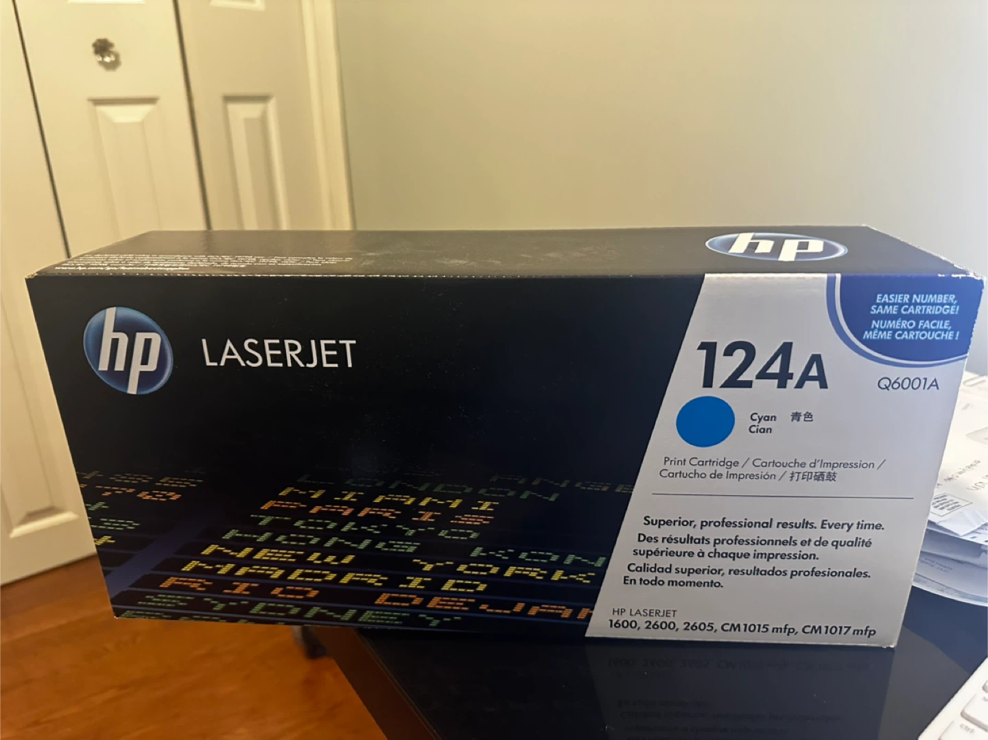 HP 124A Cyan LaserJet Toner Cartridge