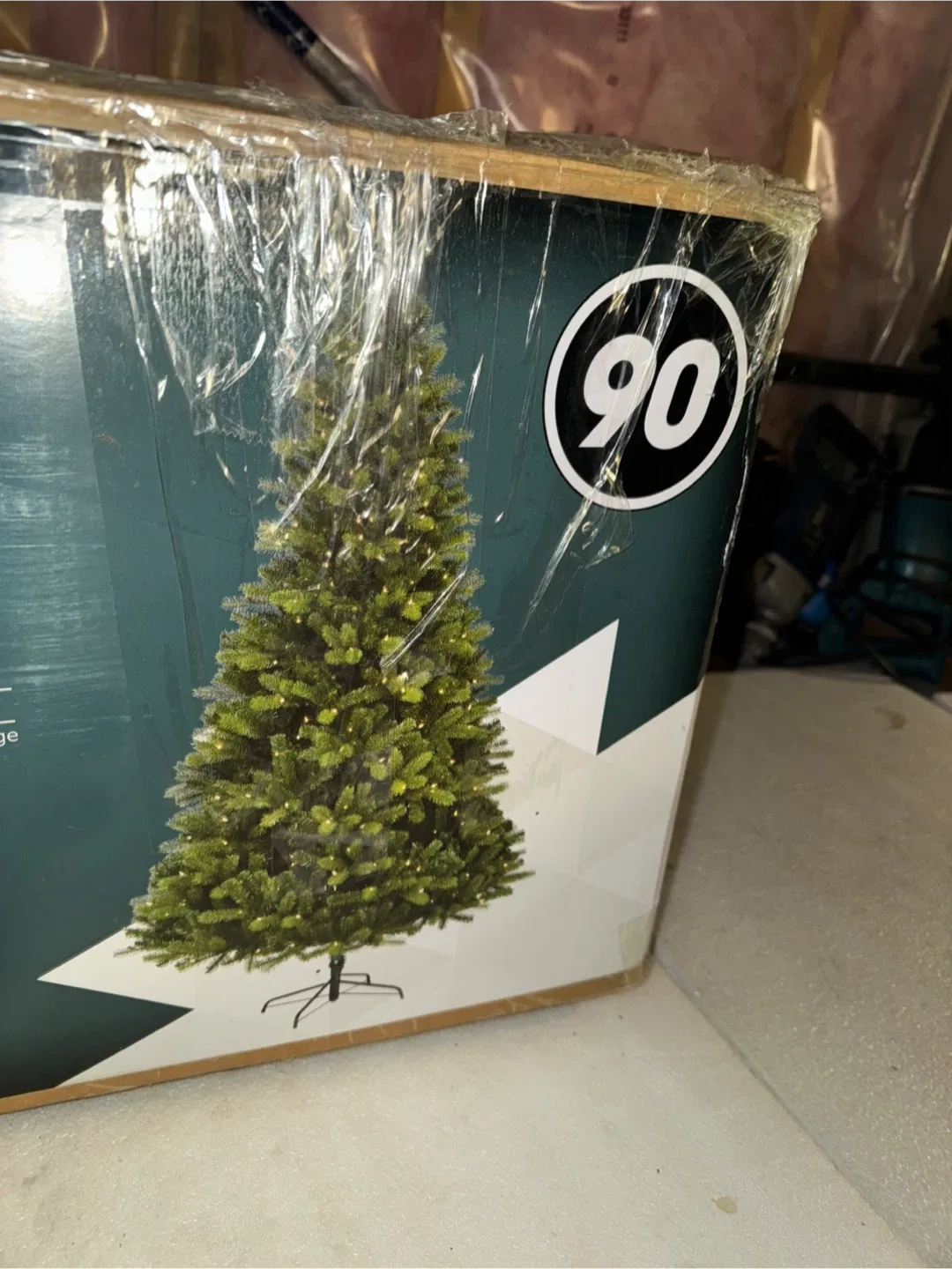 NOMA Durand 7' Lighted Christmas Tree - NEW