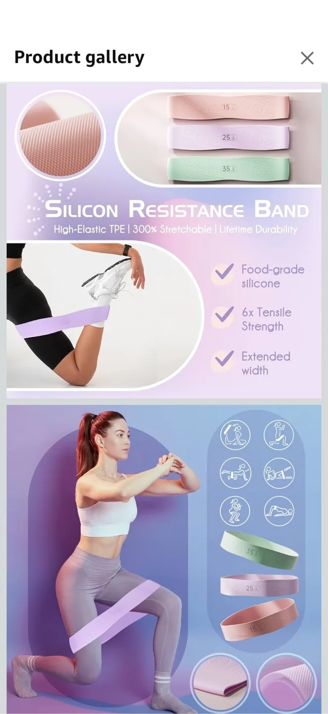 Pilates Set: Circle, Ball, and Resistance Bands image indicator(7)