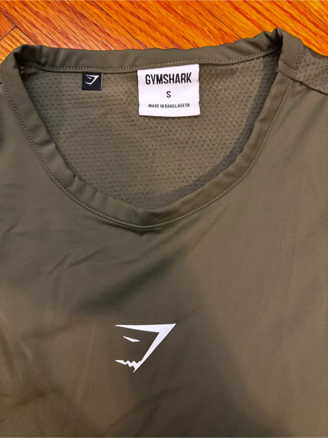 Gymshark Olive Green Cropped Tank - Size S image indicator(2)