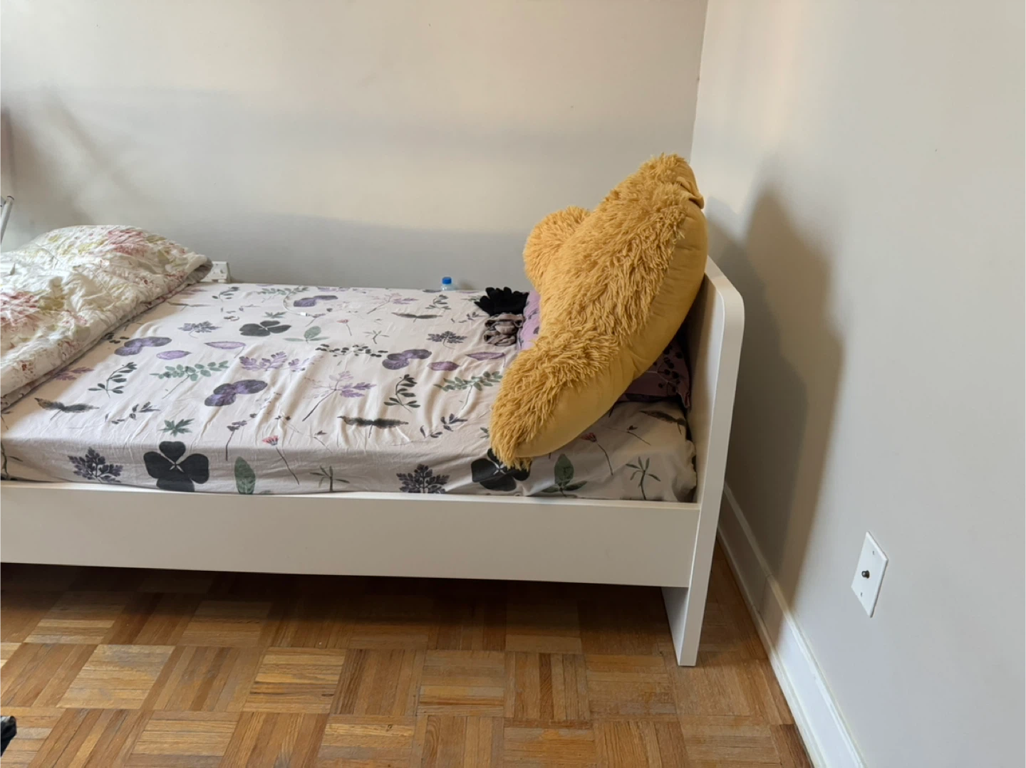 White Single Bed Frame