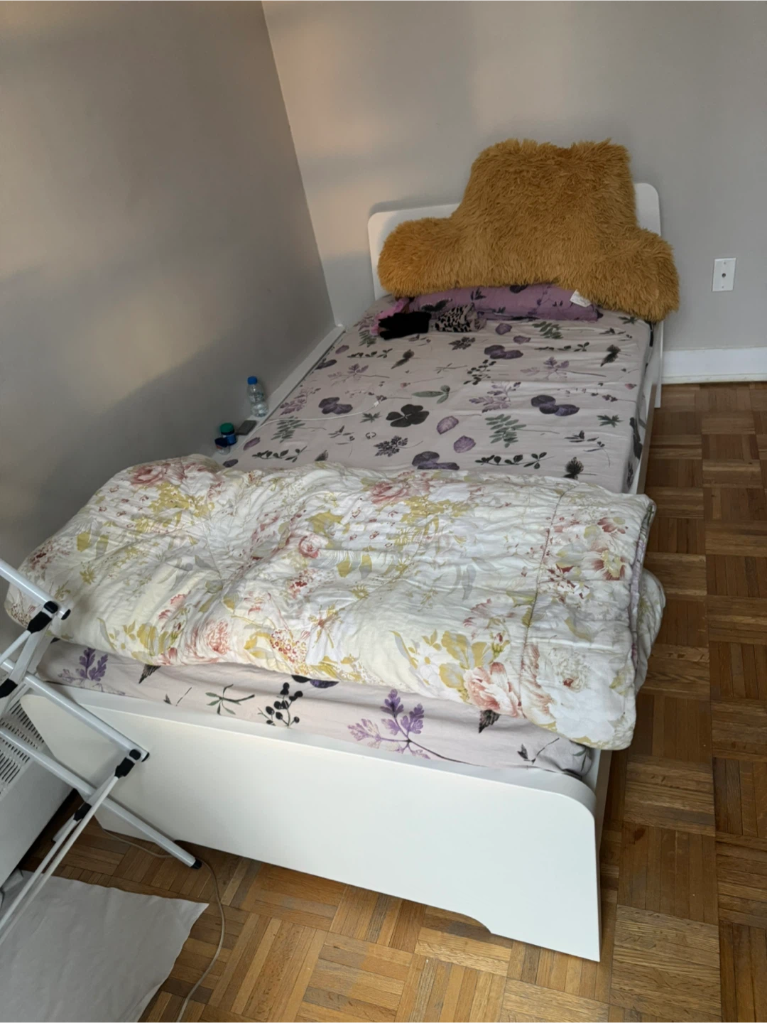 White Single Bed Frame - photo 3