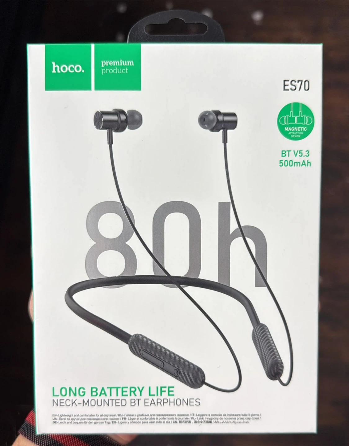Hoco Neck-Mounted Earphones - NEW
