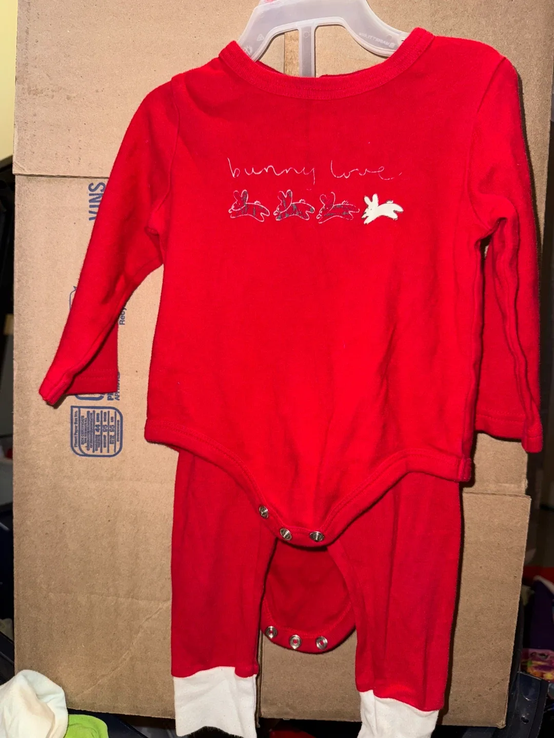 Red Baby Outfit - Bunny Love image indicator(2)