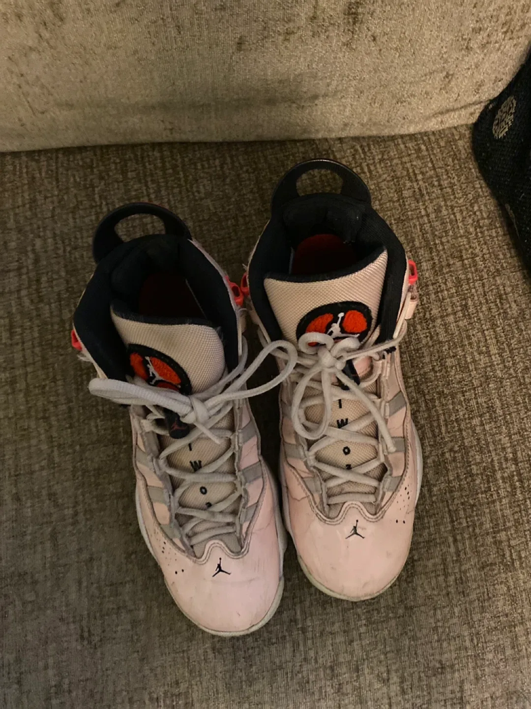 Air Jordan 6 Rings Pink/White