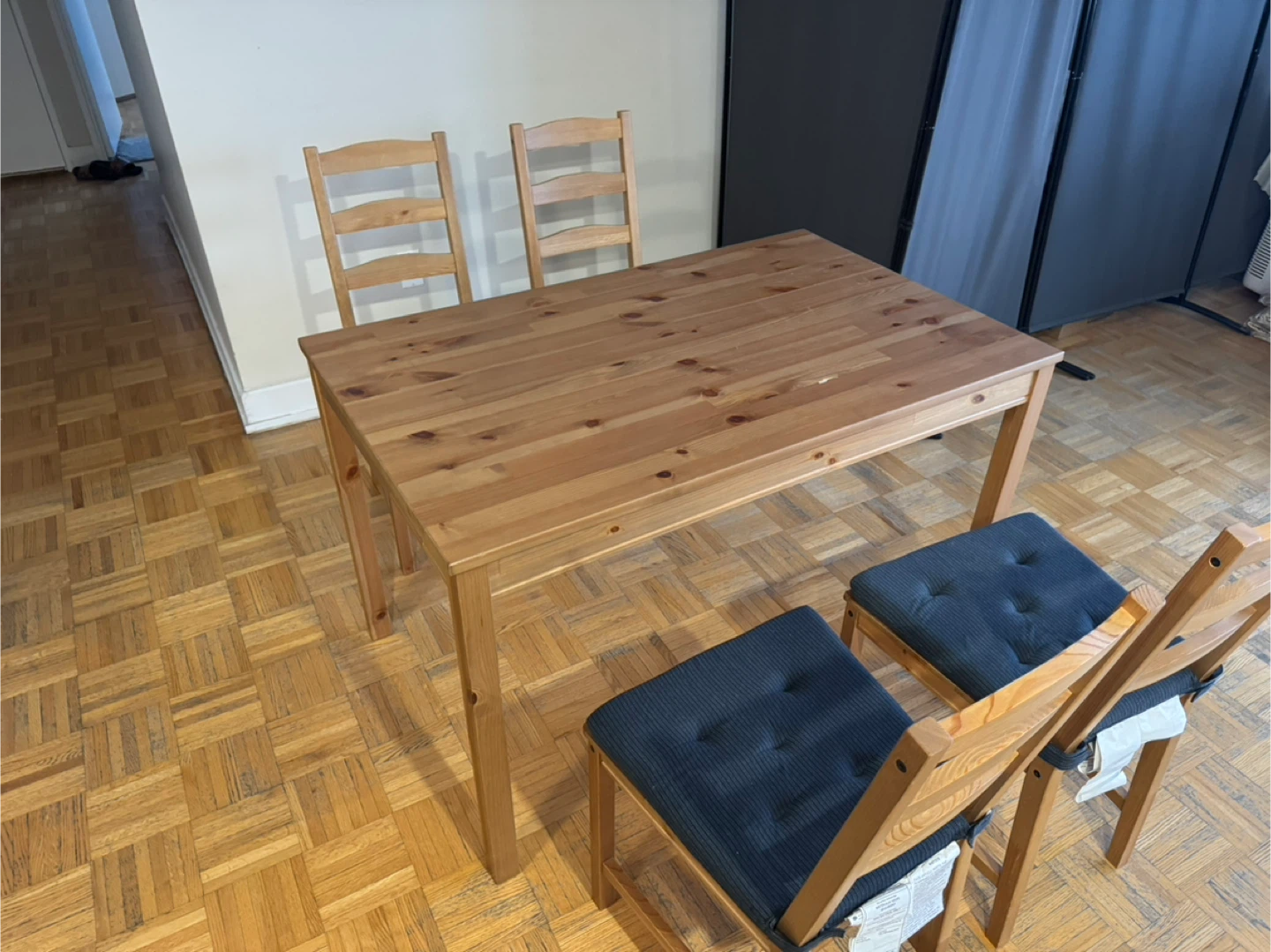 IKEA Dining Table and 4 Chairs - photo 2